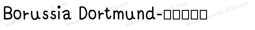 Borussia Dortmund字体转换